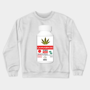 Cannabis Pain Reliever Crewneck Sweatshirt